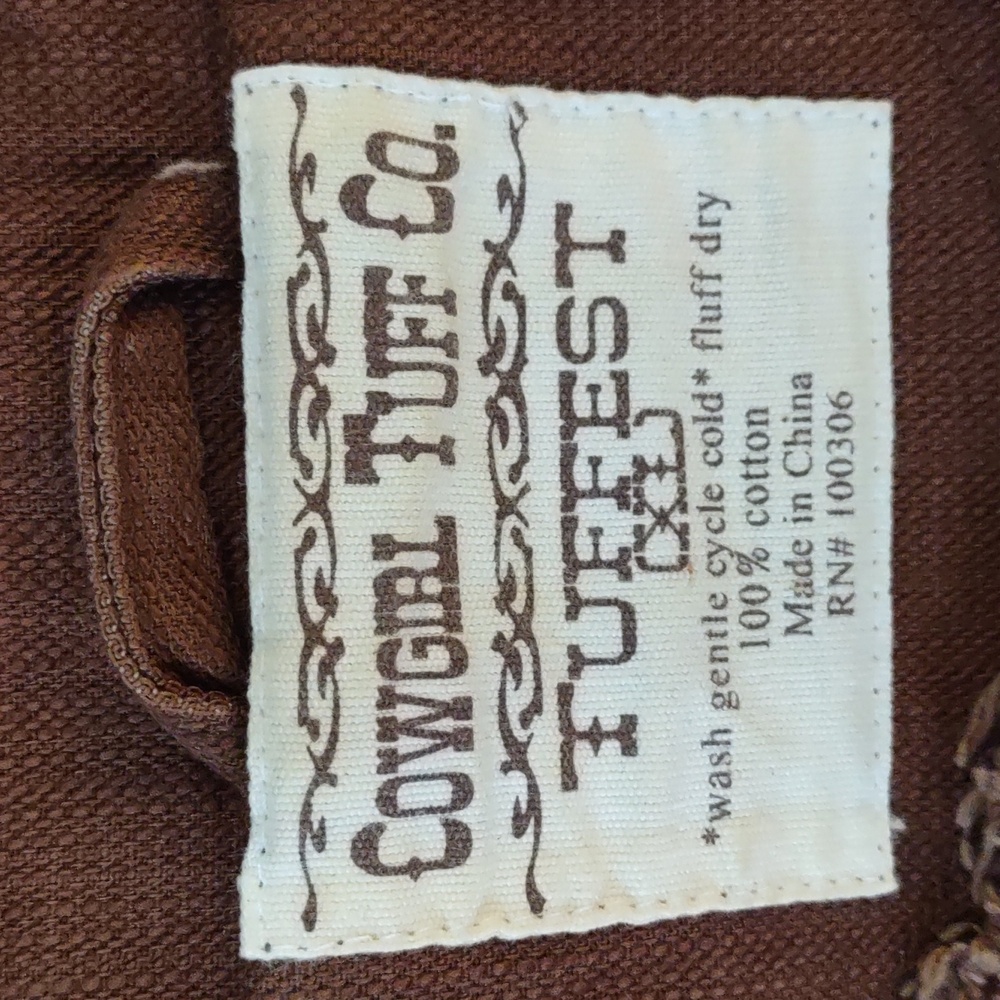 Cowgirl Tuff Co Embroidered Distressed Jacket - Picture 7 of 8